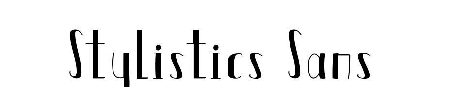 Stylistics Sans Font Download Free