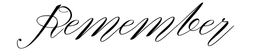 Remember cкачати шрифт безкоштовно