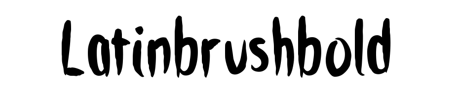 Latinbrushbold Font Download Free