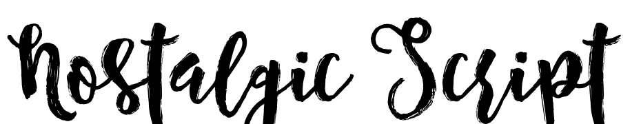 Nostalgic Script Fuente Descargar Gratis