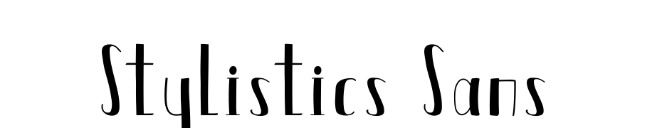 Stylistics Sans Font Download Free