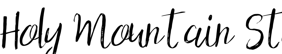Holy Mountain Style Schrift Herunterladen Kostenlos
