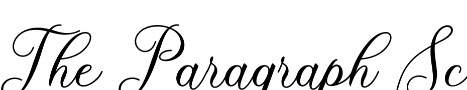 The Paragraph Script Font Download Free