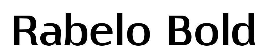 Rabelo Bold Scarica Caratteri Gratis