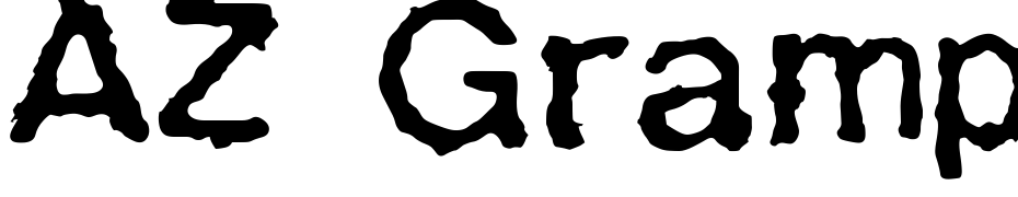 AZ Grampa Font Download Free