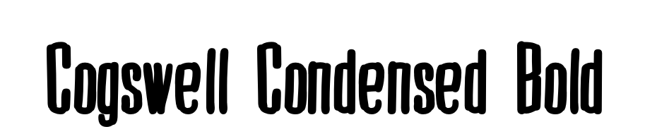 Cogswell Condensed Bold Font Download Free