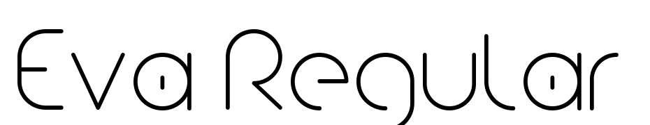 Eva Regular cкачати шрифт безкоштовно