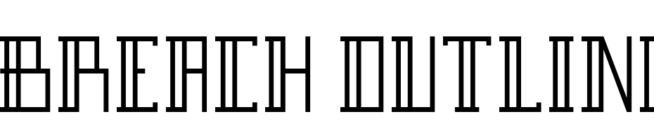 Breach Outline Second Font Download Free