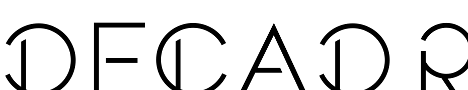 DECAD Regular cкачати шрифт безкоштовно