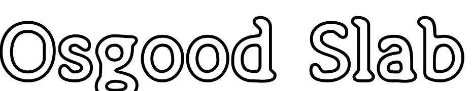 Osgood Slab Outline Blur Yazı tipi ücretsiz indir