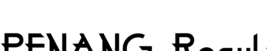 PENANG Regular Font Download Free