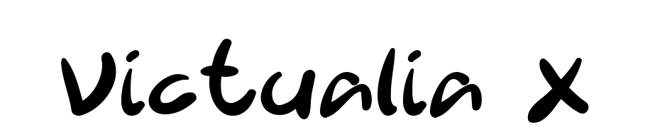 Victualia X Font Download Free