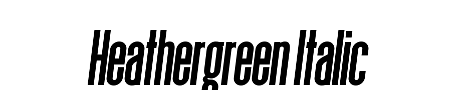 Heathergreen Italic Font Download Free