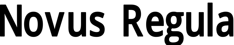 Novus Regular Font Download Free