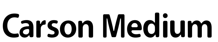 Carson Medium Font Download Free