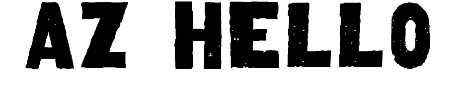 AZ Hello Font Download Free