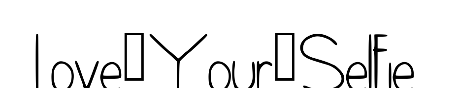 Love_Your_Selfie Font Download Free