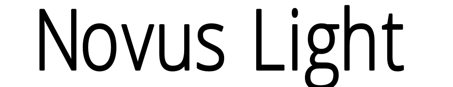 Novus Light Yazı tipi ücretsiz indir