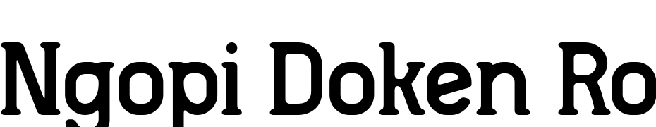 Ngopi Doken Rounded Font Download Free