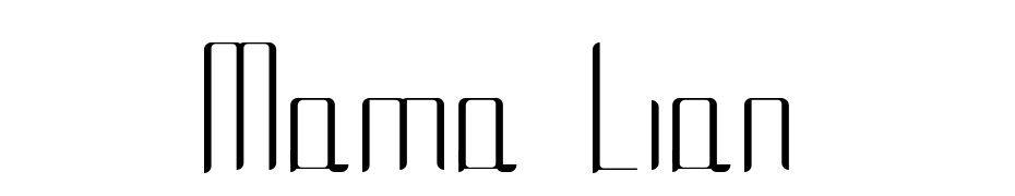 Mama Lian Font Download Free
