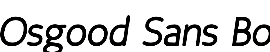 Osgood Sans Bold Italic Scarica Caratteri Gratis