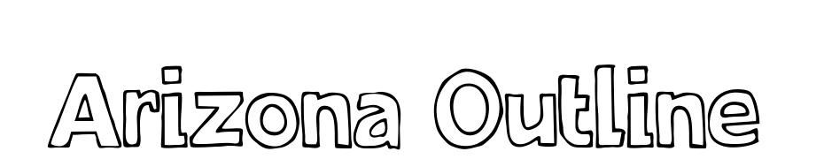 Arizona Outline Yazı tipi ücretsiz indir