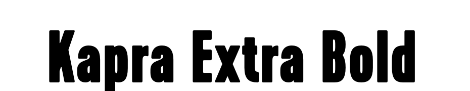 Kapra Extra Bold Font Download Free