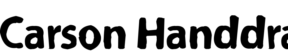 Carson Handdrawn Bold Font Download Free