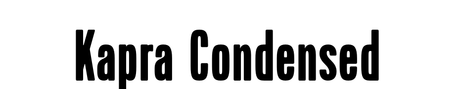 Kapra Condensed Polices Telecharger
