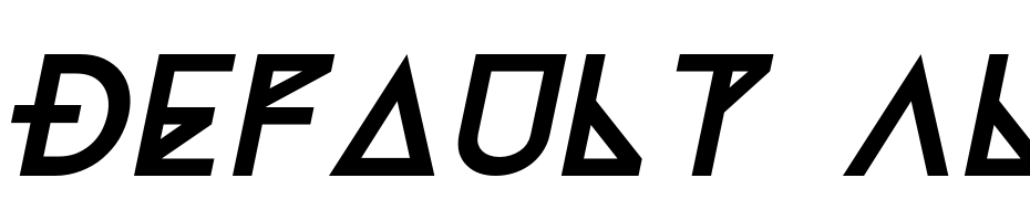 Default Alternate Italic Font Download Free