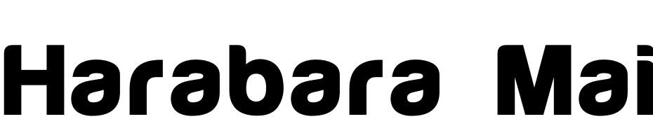 Harabara Mais Black Font Download Free