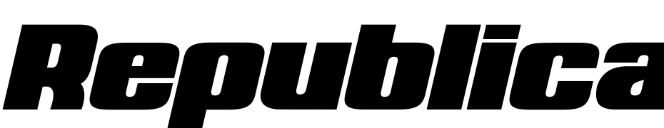 Republica Minor Italic Polices Telecharger