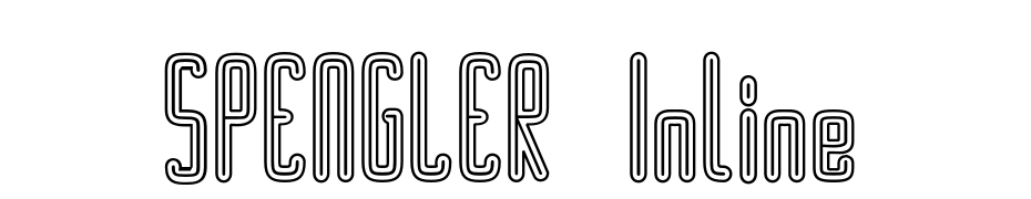 SPENGLER Inline Schrift Herunterladen Kostenlos