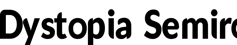 Dystopia Semirounded Font Download Free