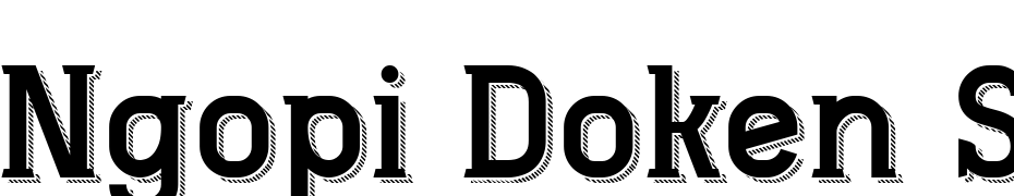 Ngopi Doken Shadow Font Download Free