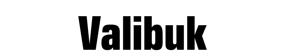 Valibuk Font Download Free