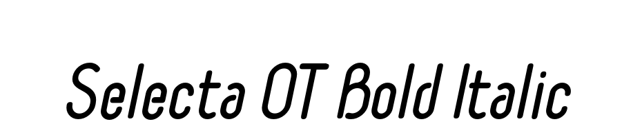 Selecta OT Bold Italic cкачати шрифт безкоштовно