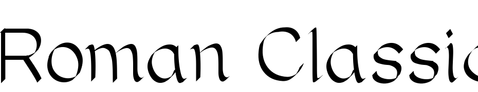 Roman Classic Font Download Free