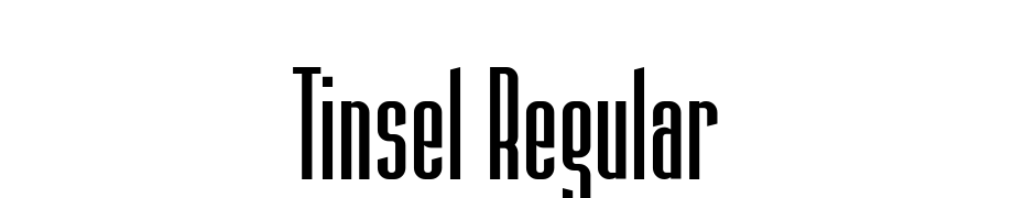 Tinsel Regular Scarica Caratteri Gratis