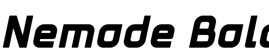 Nemode Bold Oblique Polices Telecharger