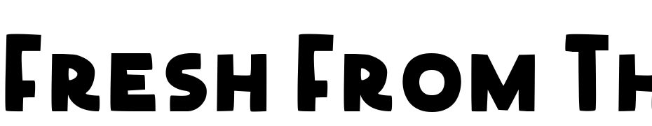 Fresh From The Farm Yazı tipi ücretsiz indir