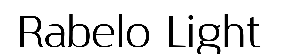 Rabelo Light Font Download Free