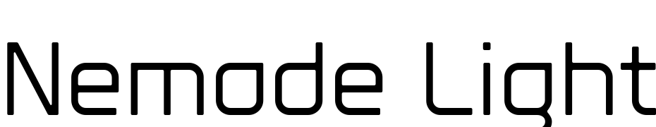 Nemode Light Font Download Free