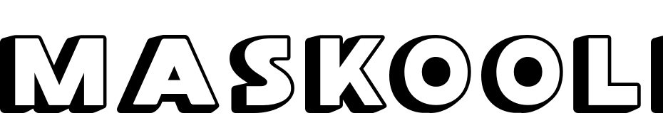 Maskoolin Alt Font Download Free