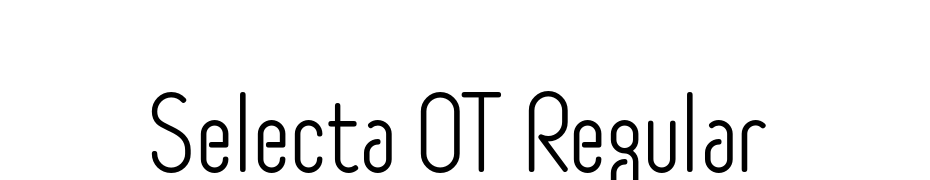 Selecta OT Regular Yazı tipi ücretsiz indir