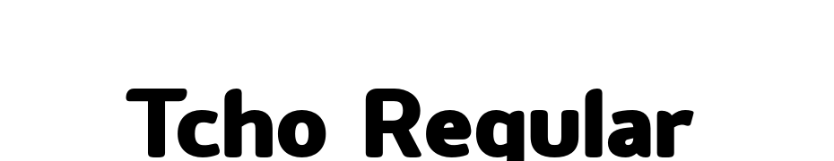 Tcho Regular Yazı tipi ücretsiz indir