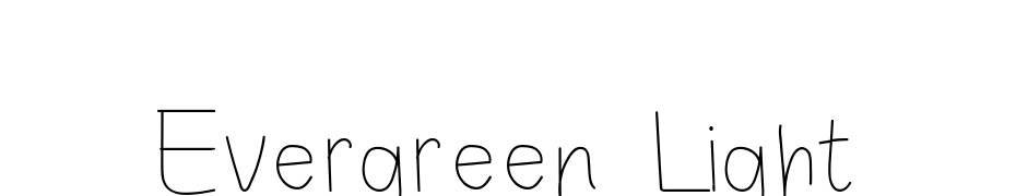 Evergreen Light Fuente Descargar Gratis