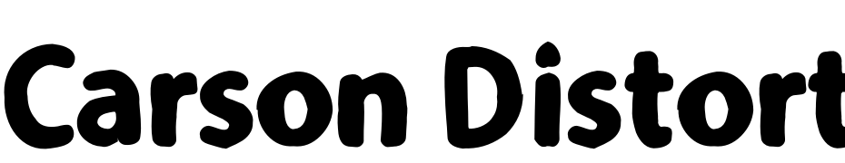 Carson Distorted Black Schrift Herunterladen Kostenlos