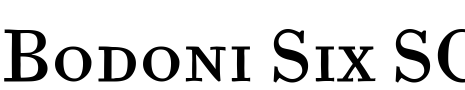 Bodoni Six SC ITC TT Book Font Download Free