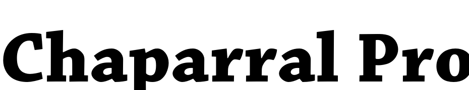 Chaparral Pro Bold Font Download Free